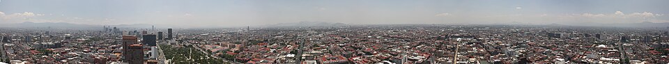 Panorama of Mexico City from Torre Latinoamericana