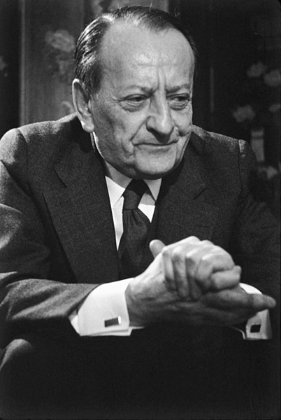 André Malraux, French author, adventurer, and statesman