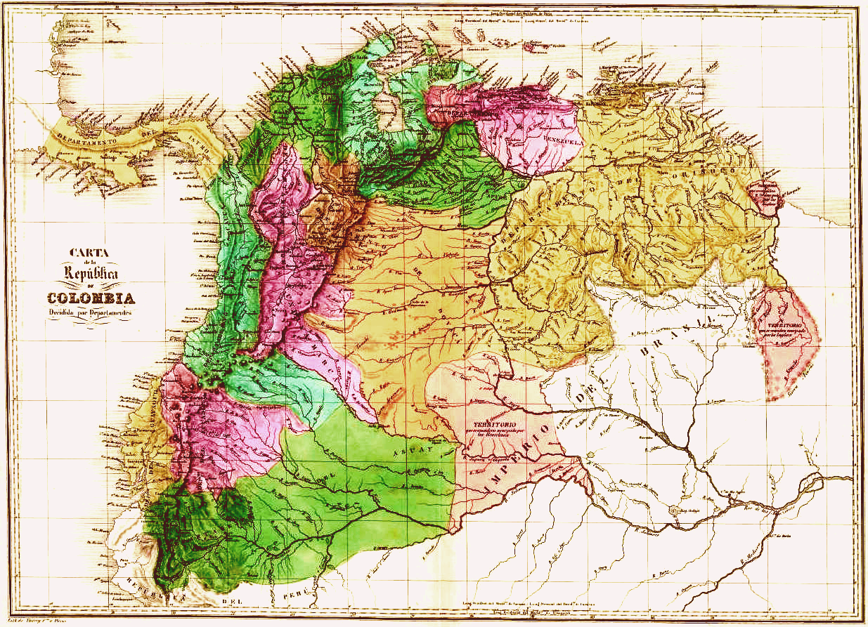 Вице королевство Гранада. Королевство новая Гранада. Великая Колумбия 1819 карта. Великая Колумбия Симон Боливар карта. Новая гранада