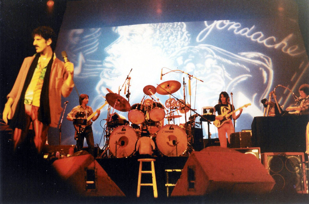 Frank Zappa and band in concert
