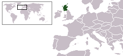Location of Scotland