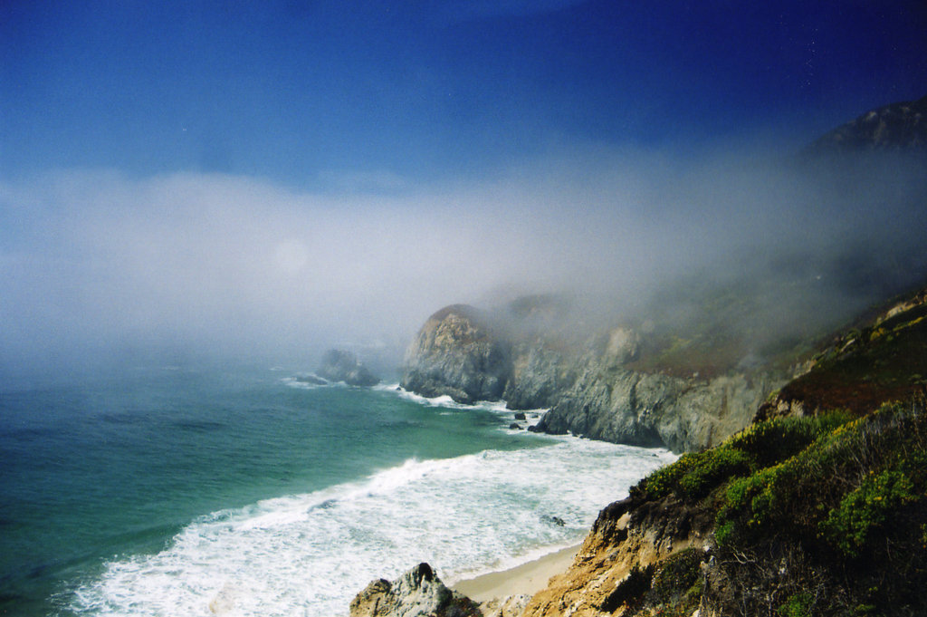 Fog comes in off the Pacific on a typical June day.