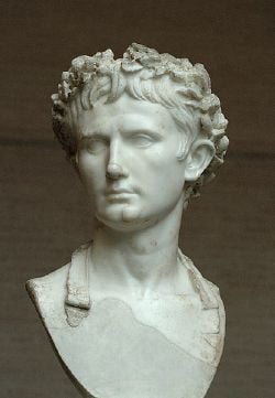 Bust of Caesar Augustus.
