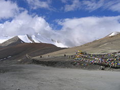Tanglang La mountain pass in Ladakh