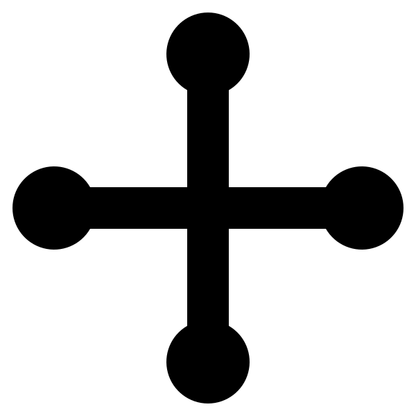 File:Cross-Pommee-Heraldry.svg