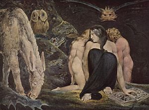 Depiction of Hecate by William Blake.