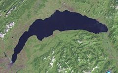 Lake Geneva - Satellite image