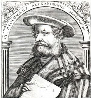 Image of PTOLEMY (2nd CENTURY A.D.) Claudius Ptolemaeus. Alexandrian  astronomer, mathematician and