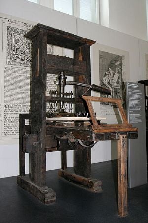 Printing press - New World Encyclopedia