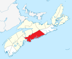 Location of Halifax Regional Municipality