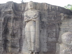 Statue at Gal Vihariya
