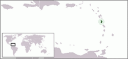 Location of Dominica