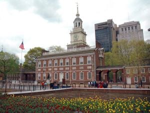View of Independence Hall from the north