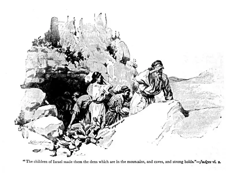 File:Israelites-hide-from-Midianites.jpg