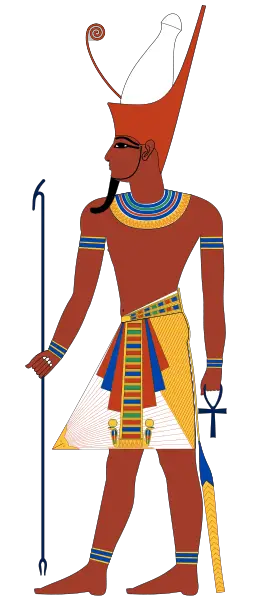 File:Pharaoh with double crown.svg