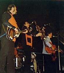 Bill Haley and His Comets in concert at Liège, Belgium May 1974.