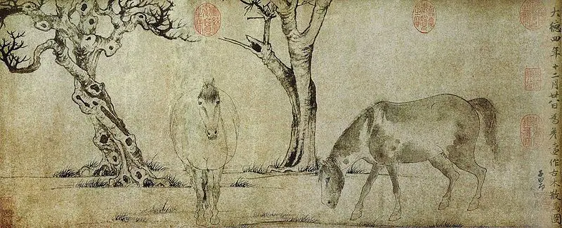 File:OldTreeAndHorses.jpg