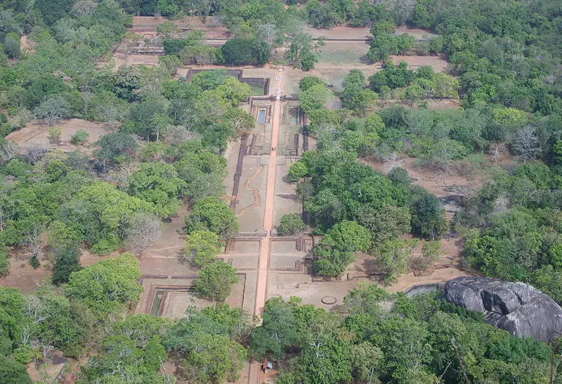 File:Sigiriya garden from top.jpg