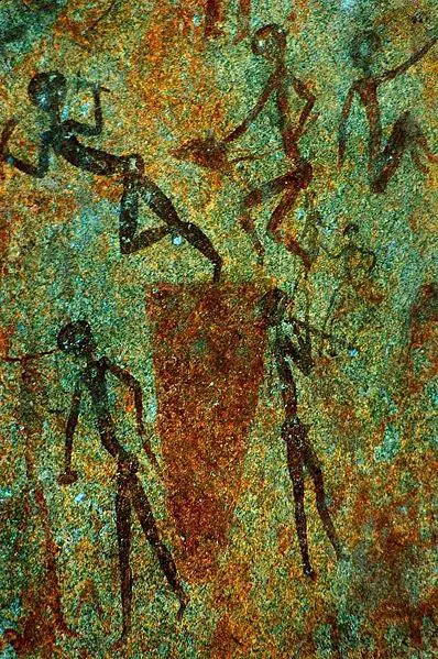 File:Bushmen Rock Painting.jpg