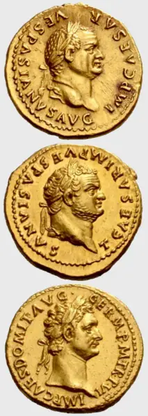 File:Flavian dynasty Aurei.png