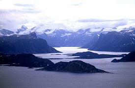 Baffin Mountains at the northern end of Auyuittuq National Park