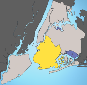 Brooklyn Highlight New York City Map Julius Schorzman.png
