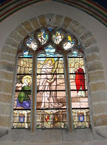 Verrière de Sainte Perpétue (église Notre-Dame de Vierson, XIXe siècle).jpg
