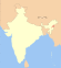 Thumbnail map of India with Nagaland highlighted