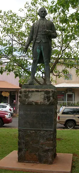 File:James Cook, Waimea Kauai.JPG
