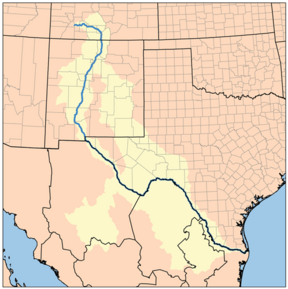 Map of the Rio Grande Watershed.