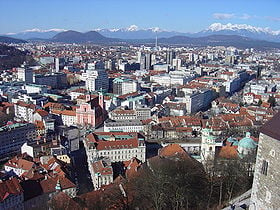 View from the Ljubljana Castle towards the north