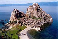 Lake Baikal - Shaman-Stone of the Olkhon Island