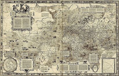 Mercator's map of the world