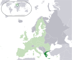 Location of Greece