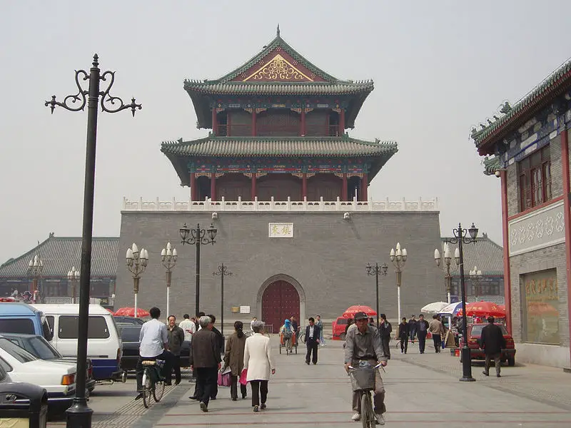 File:TianjinDrumTower.jpg