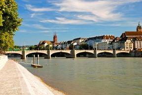 The Rhine in Basel, Switzerland