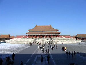 The Hall of Supreme Harmony (太和殿) at the centre of the Forbidden City