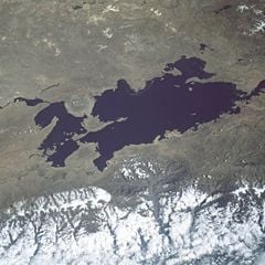 Lake Titicaca - Lake Titicaca from space, May 1985