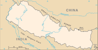 Location map Nepal