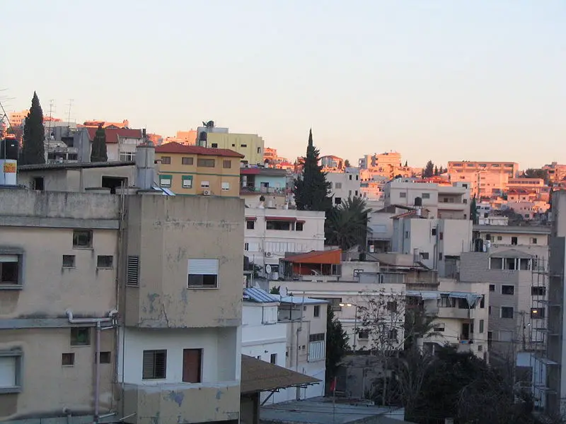 File:Nazareth neighbourhood at sunset.jpg