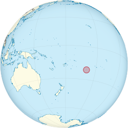 Location of Cook Islands