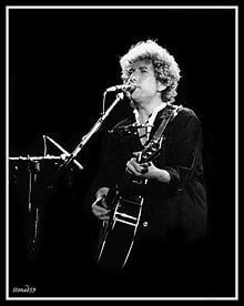 Dylan in Barcelona, Spain in 1984