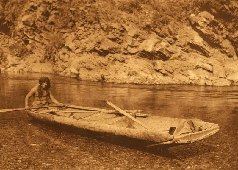 File:Yurok-canoe-on-trinity-river.jpg