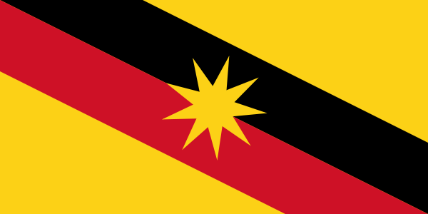 File:Flag of Sarawak.svg