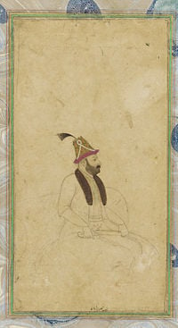 Nader Shah’s portrait from the collection of the Smithsonian Institution