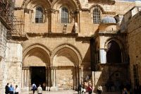 The Church of the Holy Sepulchre, where Sophronius according to Muslim chronicles invited Caliph Umar to offer salat.