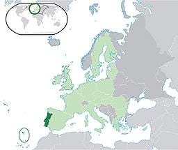 Location of the archipelago of Madeira