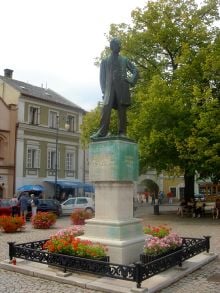 The Smetana monument in Litomyšl