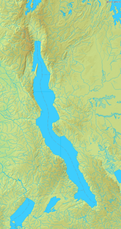 Lake Tanganyika - map