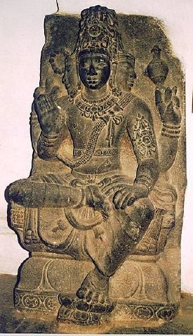 Sculpture of Prajapati, Government Museum Chennai, India